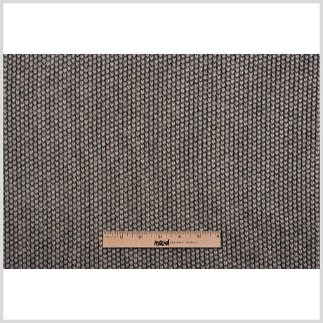 Herno Taupe Knit Wool Coating