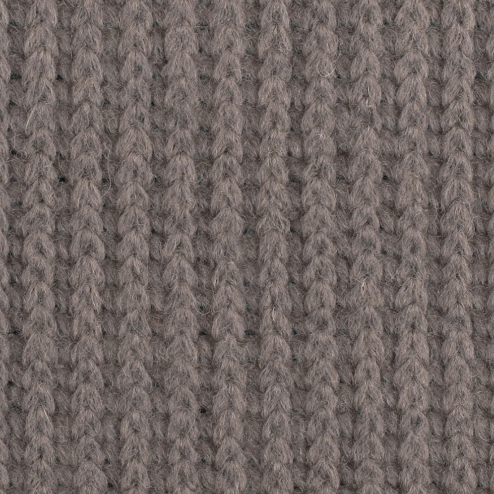 Herno Tan Knit Wool Blend Coating