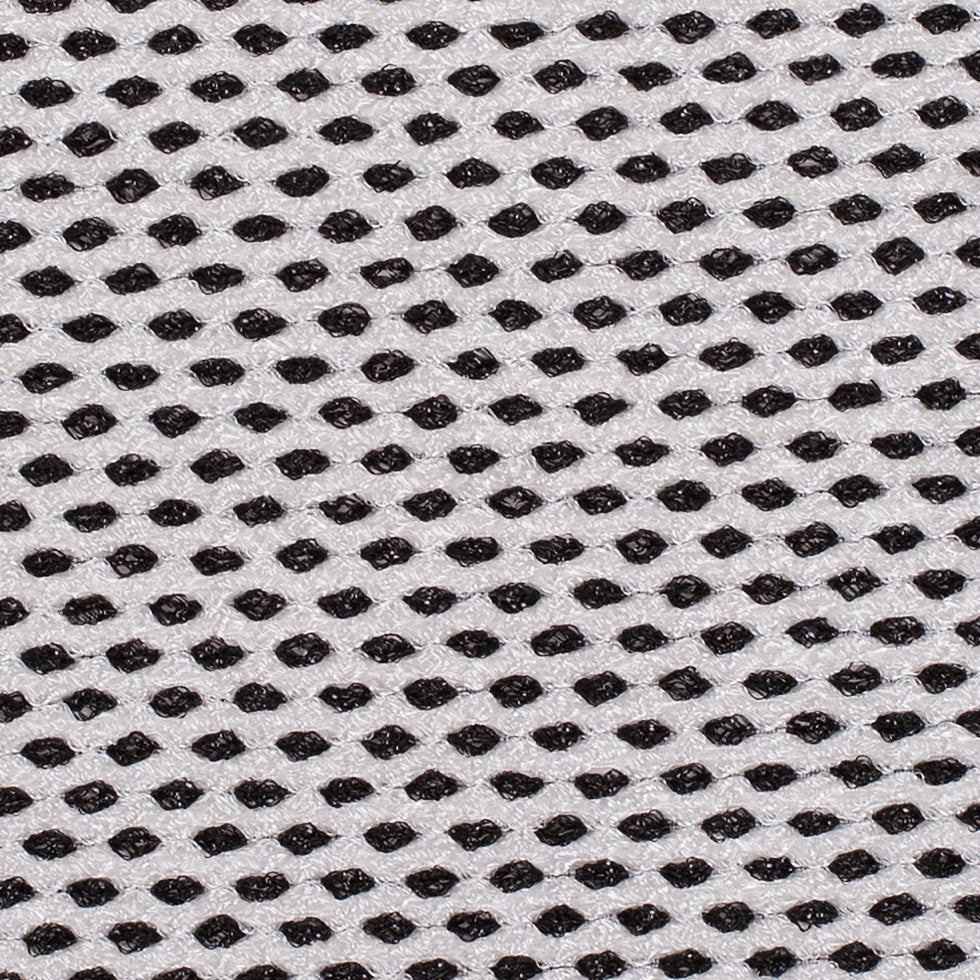Prabal Gurung Black/White Polka Dotted Acrylic Woven
