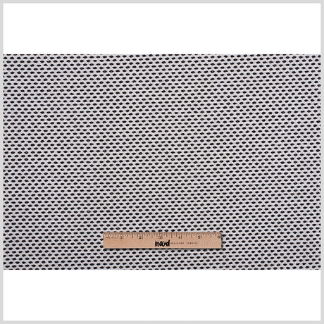 Prabal Gurung Black/White Polka Dotted Acrylic Woven