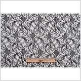 Famous NYC Designer Black/White Floral Crochet Lace