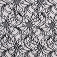 Famous NYC Designer Black/White Floral Crochet Lace