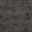 Black/Gray Glen Plaid Wool Knit w/ Fleece Backing