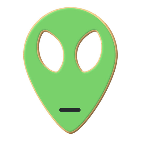 Alien Head With Eyes Cookie Cutter 3 Pc Set B1245