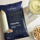 Capora Pistachio Frappe Mix 3.5 lb. - 5/Case