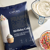 Capora Birthday Cake Frappe Mix 3.5 lb. - 5/Case