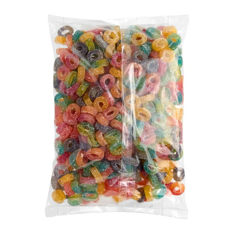 Albanese Sour Pucker Mini Gummi Rings 4.5 lb.