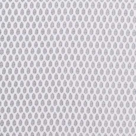 White Birdseye Pique Polyester Mesh