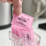 Hometown Provisions Pink Saccharin Sugar Substitute Packet 1 Gram - 2,000/Case
