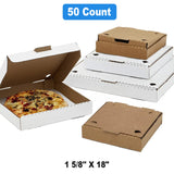 Heavy Duty WhitePizza Boxes 18" x 18" x 1.625"