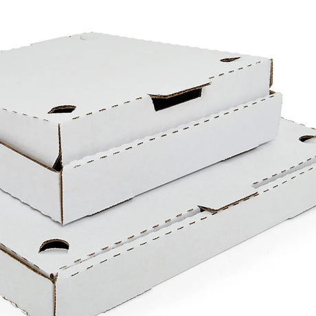 Plain White & Kraft Pizza Boxes 10" x 10" x 1.62"