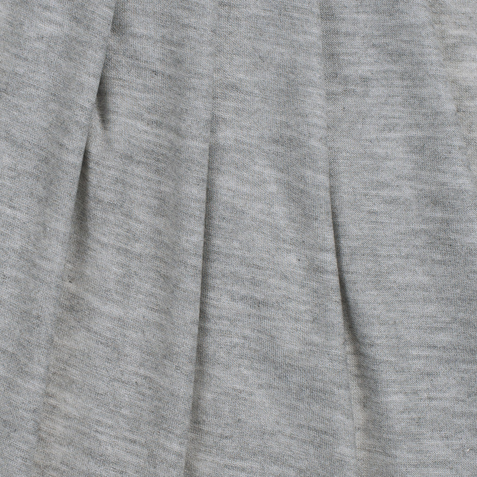 Heathered Gray Stretch Viscose Jersey