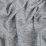 Heathered Gray Stretch Viscose Jersey