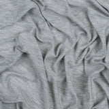 Heathered Gray Stretch Viscose Jersey