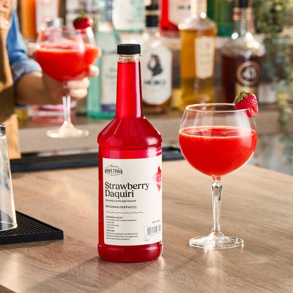Hometown Provisions Strawberry Puree / Daiquiri Mix 1 Liter - 6/Case