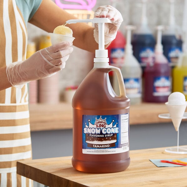 Carnival King 1 Gallon Tamarind Snow Cone Syrup - 4/Case