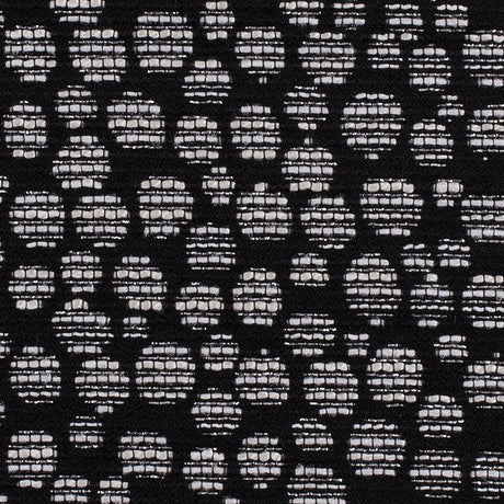 Black/Navy Metallic Polyester Jacquard