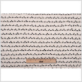 Peyote/Black Spotted Cotton Blended Wool Knit