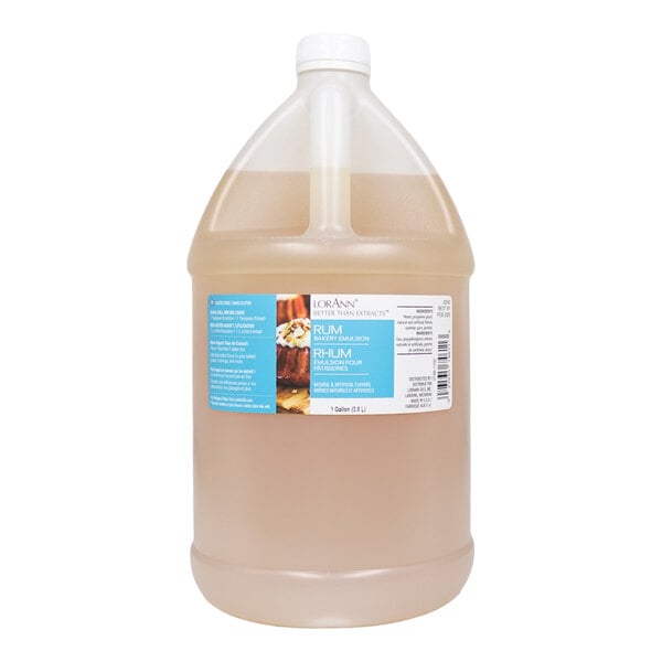 LorAnn Oils 1 Gallon Rum Bakery Emulsion