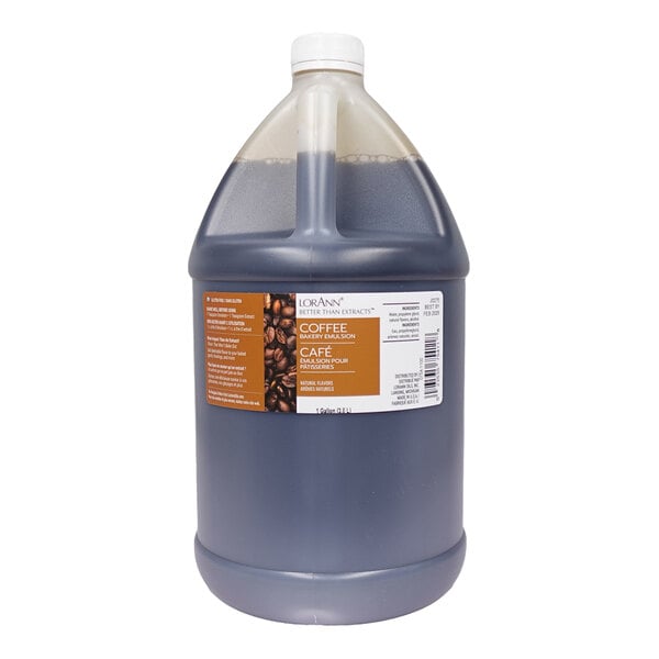 LorAnn Oils 1 Gallon All-Natural Coffee Bakery Emulsion