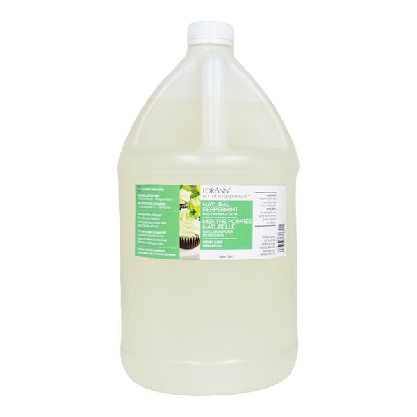 LorAnn Oils 1 Gallon All-Natural Peppermint Bakery Emulsion