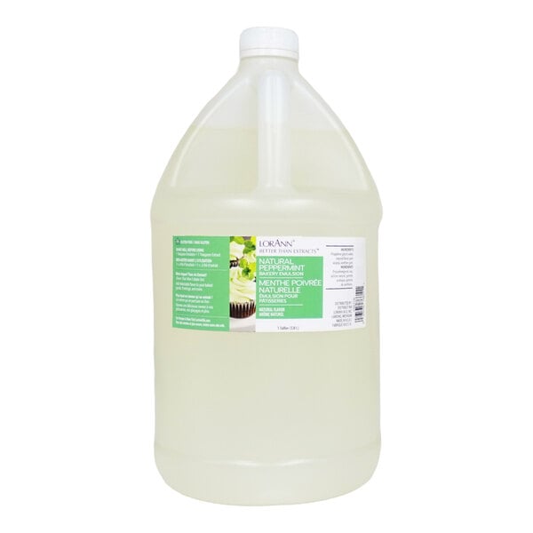 LorAnn Oils 1 Gallon All-Natural Peppermint Bakery Emulsion