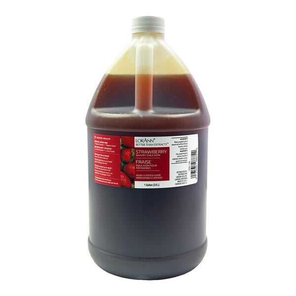 LorAnn Oils 1 Gallon Strawberry Bakery Emulsion