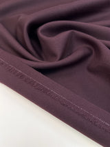Wool Tweed Fabric Purple Shade