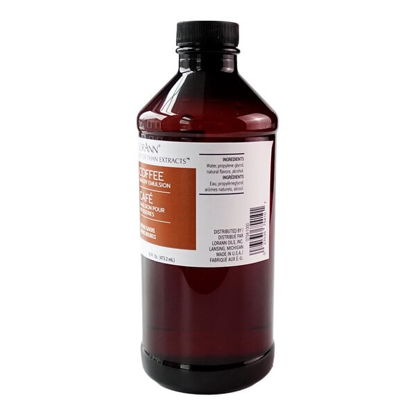 LorAnn Oils 16 fl. oz. All-Natural Coffee Bakery Emulsion