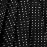 Turtledove/Black Geometric Stretch Cotton Jacquard