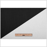 Turtledove/Black Geometric Stretch Cotton Jacquard