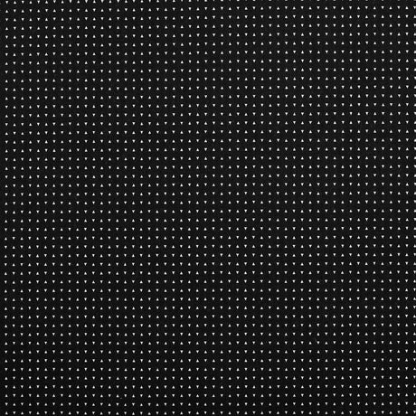 Turtledove/Black Geometric Stretch Cotton Jacquard