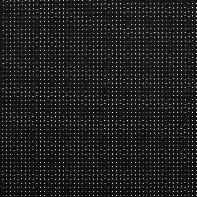 Turtledove/Black Geometric Stretch Cotton Jacquard