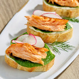 Honey Smoked Fish Co. Chipotle and Lime Honey Smoked Whole Salmon Fillet 3 lb. - 2/Case