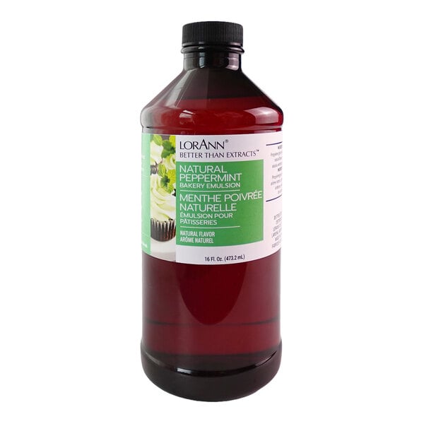 LorAnn Oils 16 fl. oz. All-Natural Peppermint Bakery Emulsion
