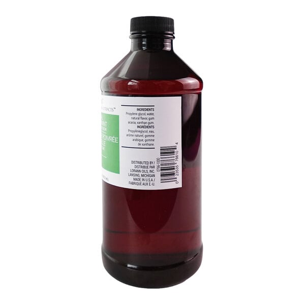 LorAnn Oils 16 fl. oz. All-Natural Peppermint Bakery Emulsion