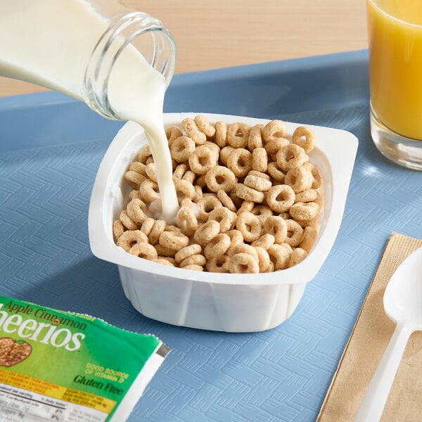 Apple Cinnamon Cheerios Cereal Single-Serve Bowlpak 1 oz. - 96/Case
