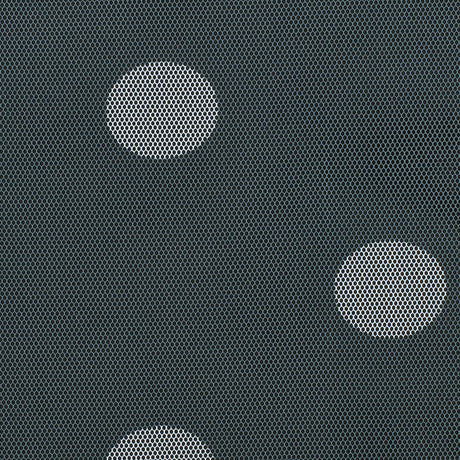 Grey/White Polka Dot Polyester Netting/Mesh