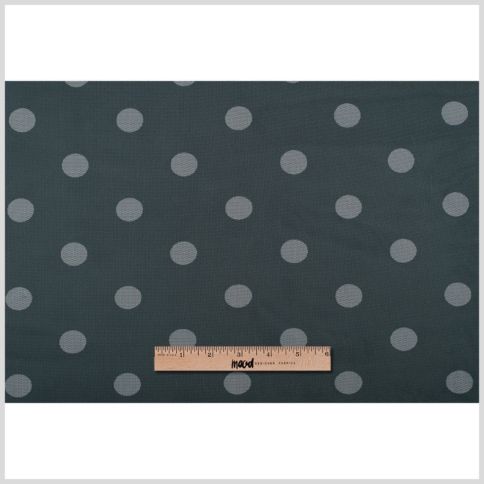 Grey/White Polka Dot Polyester Netting/Mesh