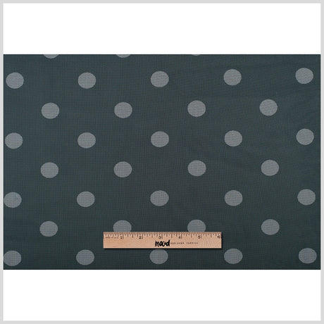 Grey/White Polka Dot Polyester Netting/Mesh