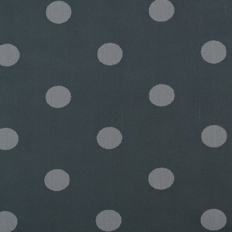 Grey/White Polka Dot Polyester Netting/Mesh