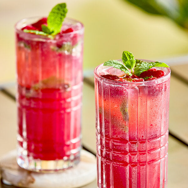 Andros Chef Sweetened Raspberry Puree 44 lb.