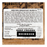 Tres Picosos Foil-Wrapped Western Breakfast Burrito 8 oz. - 20/Case