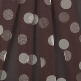Brown/Ivory Polka Dot Polyester Mesh