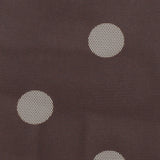 Brown/Ivory Polka Dot Polyester Mesh