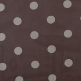 Brown/Ivory Polka Dot Polyester Mesh