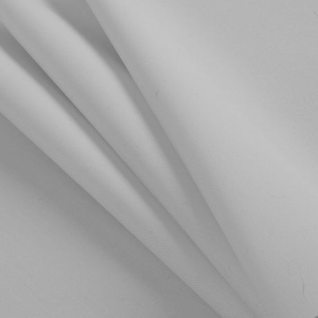 White Eco-Friendly Blended Cotton Twill