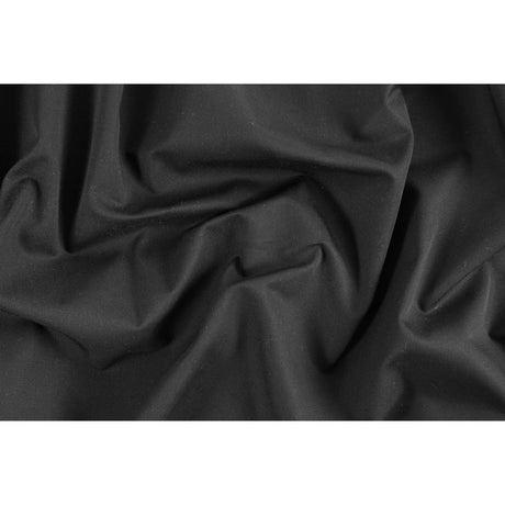Black Eco-Friendly Blended Cotton Twill