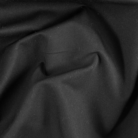 Black Eco-Friendly Blended Cotton Twill