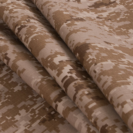 Digital Camo Cotton Ripstop - Desert Stalker